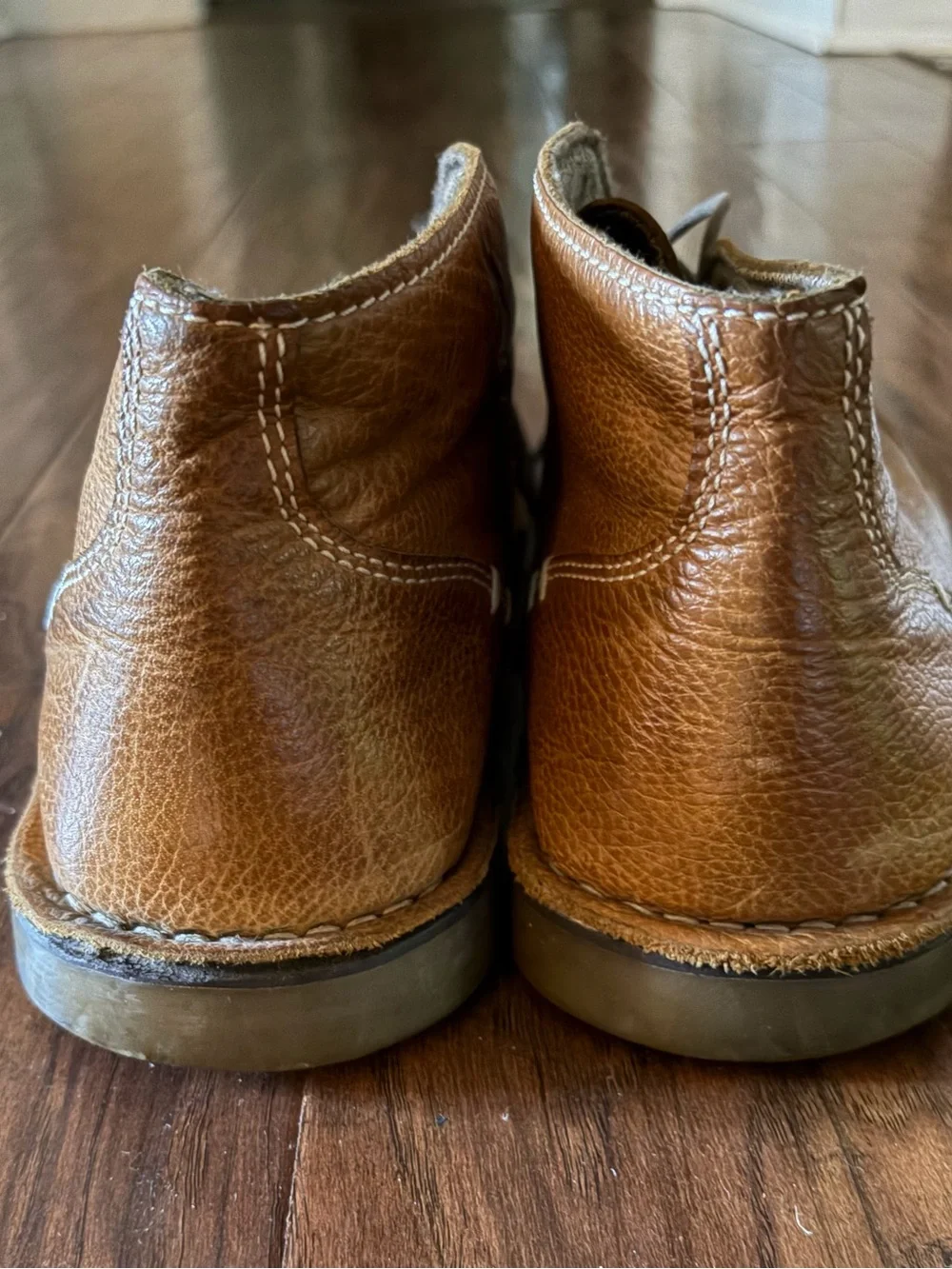 Men’s Tan Brown Leather Chukka Boots